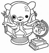 Octonauts Coloring Pages Professor Inkling Gups Octopod Print Octopus Awesome Printable Pdf Colouring Getcolorings Disney Getdrawings Octonaut Online Choose Board sketch template