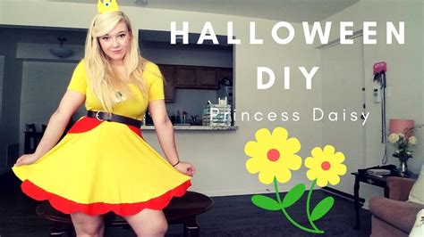 Halloween Diy Princess Daisy Costume Youtube