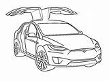 Tesla Coloring Model Pages Colouring Popular sketch template