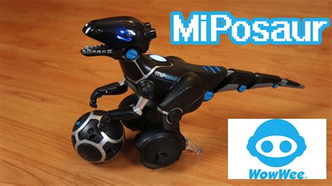 miposaur robotic dinosaur pet review  wowwee toys youtube