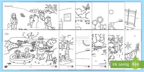 months   year colouring pages months   year activity pack