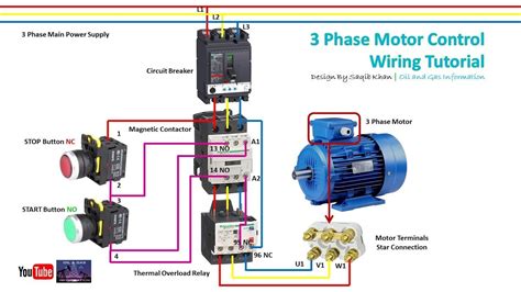 wiring diagram  ac electric motor