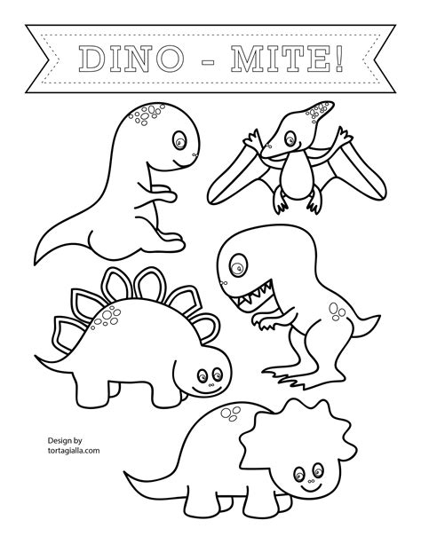 printable dinosaur coloring pages preschool