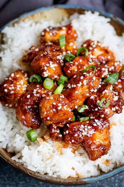 crispy sesame chicken with a sticky asian sauce nicky s kitchen sanctuary