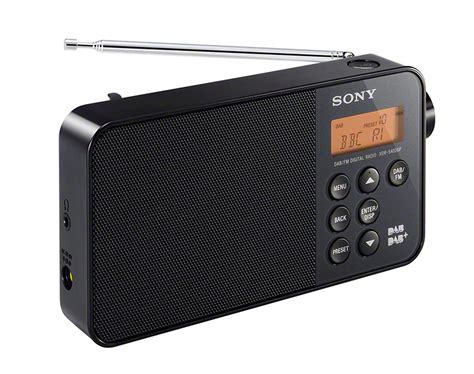 sony xdr  dabdabfm ultra compact portable digital radio black brand  ebay