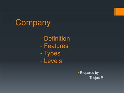 company definition meaning features types  structure