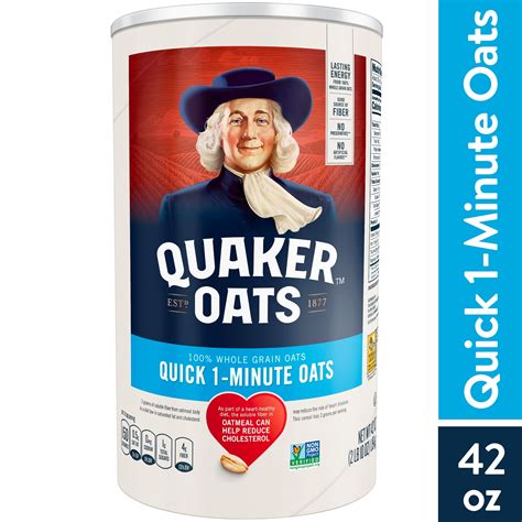 quaker quick  minute oats oatmeal  oz walmartcom