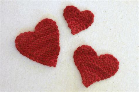 knit  valentine heart  knitting pattern resilient knitter