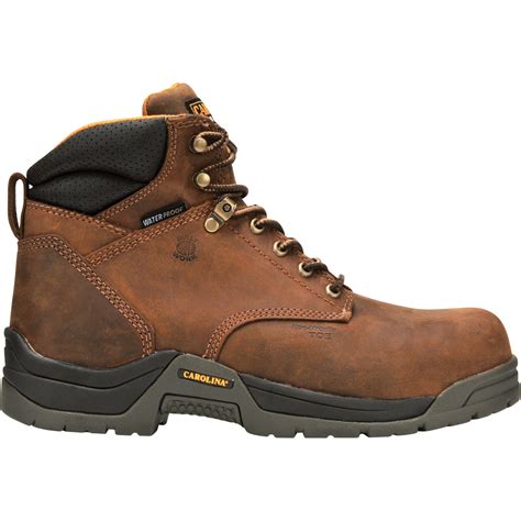 carolina mens  waterproof work boots brown size  extra wide model ca northern tool