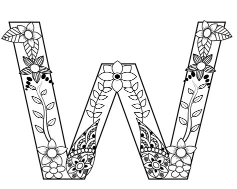printable letter  coloring pages  toddlers coloring page blog