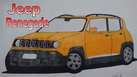 desenhando jeep renegade final desenhos automotivos  speed drawing