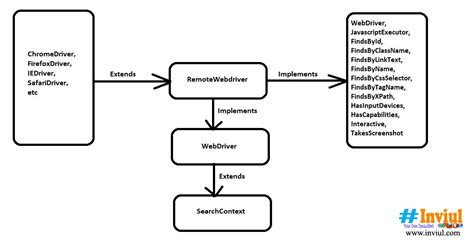 webdriver driver  chromedriver  meaning  selenium inviul