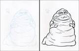 Jabba sketch template