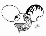Deadmau5 Salvo sketch template
