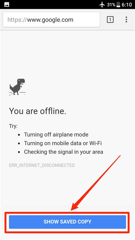 offline browsing  chrome browser  android