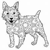 Faciles Terrier Perrito Fáciles Debuda Labrador sketch template