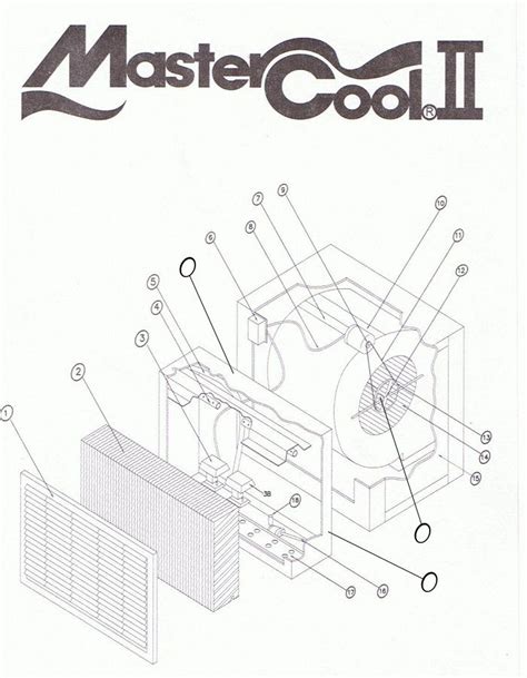 mastercool ii parts list evaporative cooler swamp cooler cooler