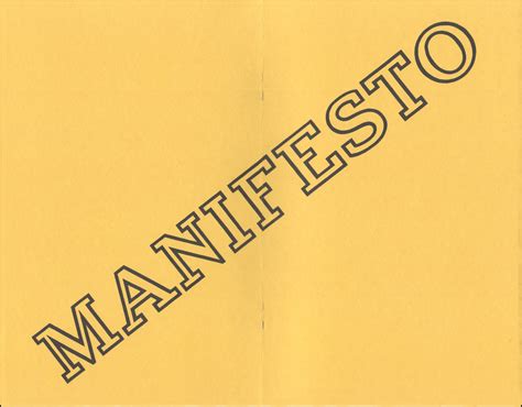 manifestos primary information