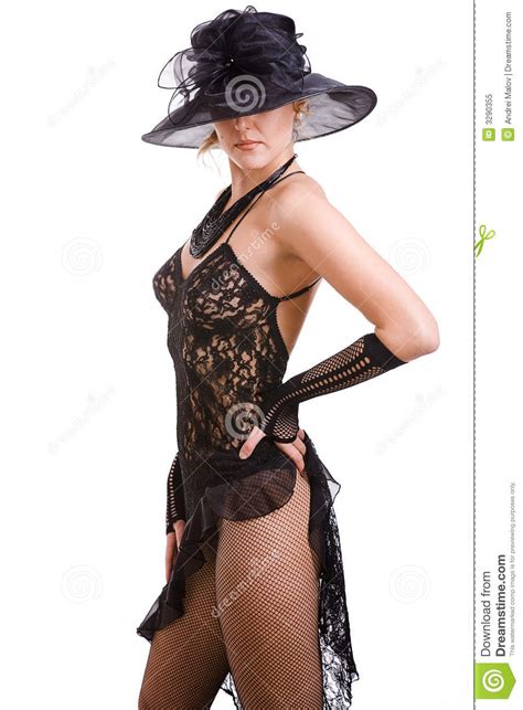 donne sexy con il cappello nero immagine stock immagine di flirting cute 3290355