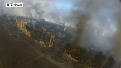 drone footage  destruction  mariupol youtube
