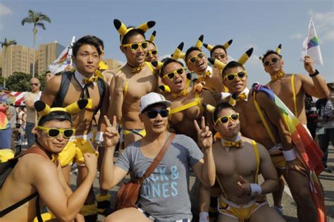 huge crowds gather for taiwan pride parade to call for