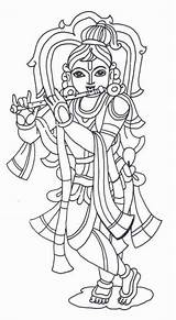Krishna Coloring Vishnu Pages Printable Drawing God Hindu Kids Print Sketch Gods First Book Advertisement Drawings Template Coloringpagebook Color Popular sketch template