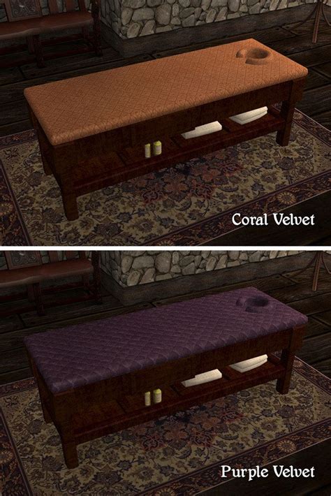 Mod The Sims 16 Massage Table Recolors Massage Table