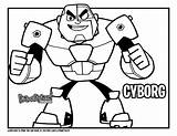 Cyborg Titans Draw sketch template