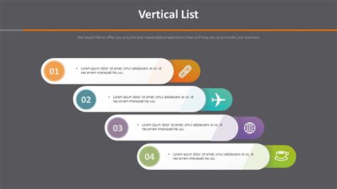 vertical list diagramslides