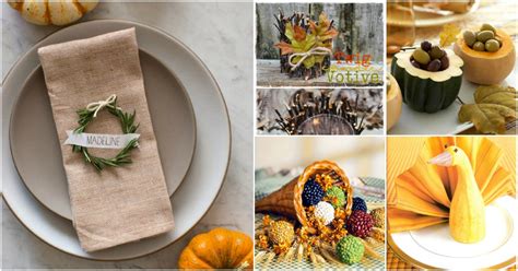 25 Easy To Make Diy Thanksgiving Decorating Ideas Diy And Crafts