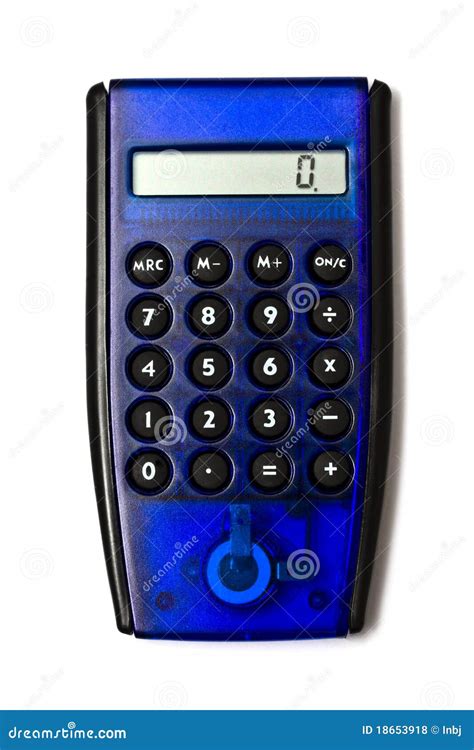 blue calculator royalty  stock  image