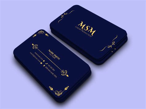 luxury premium business card design  ramim  dribbble