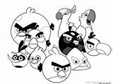 Angry Birds Coloring Printable Pages Color Bird Print Space Pigs Rio Printables Book Popular Getcolorings Coloringhome sketch template