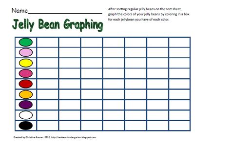 jelly bean graphing printable printable templates