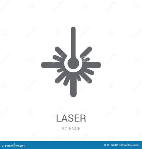 laser icon trendy laser logo concept  white background   stock