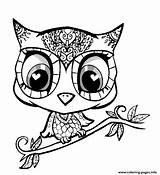 Cute Coloring Pages Animal Printable Print Animals Color Colouring Drawings Owl Baby Owls Christmas Book Drawing sketch template