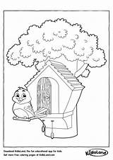 Coloring Pages Birdhouse Bird House Getcolorings Kids Color Printables sketch template