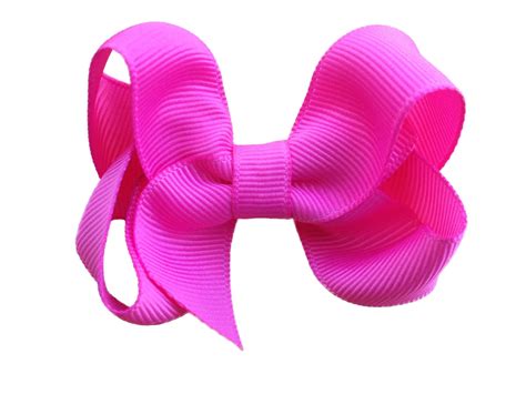 bright pink hair bow   pink bow pink bows