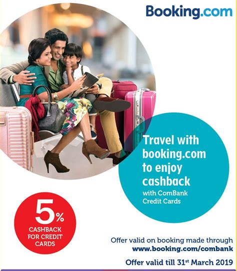 travel  bookingcom  enjoy cashback  combank credit cards