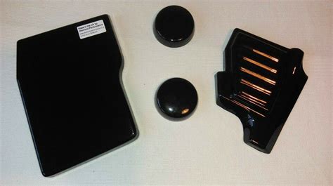 fuse relay box battery  strut cover  renault clio     gloss black knrgrafix