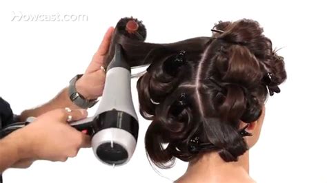 how to blow dry for big bouncy hair salon hair tutorial