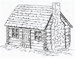 house   prairie coloring sheets google search cabin art
