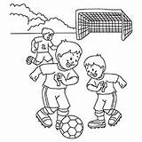 Soccer Ball Coloring Pages Kids Football Drawing Playing Boys Momjunction Popular Articles Getdrawings Printables sketch template