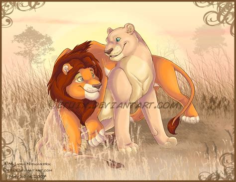 Simba And Nala The Lion King Fan Art 1392209 Fanpop