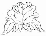 Drawing Traceable Drawings Trace Tracing Rose Printable Getdrawings Paintingvalley sketch template
