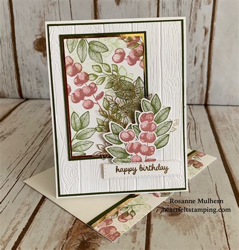 stampin   fern birthday card ideas rosanne mulhern stampinup heartfelt stamping