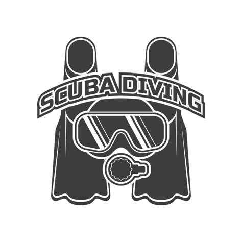 scuba diving logo   business  sport school vector illustration dive diver scuba png