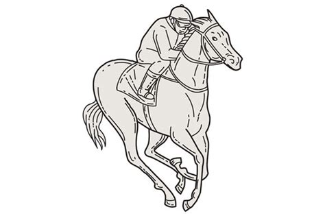 thoroughbred horse stencil designtube creative design content