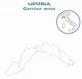 Liguria Muta Cartina sketch template