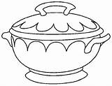 Coloring Pages Kitchenware sketch template
